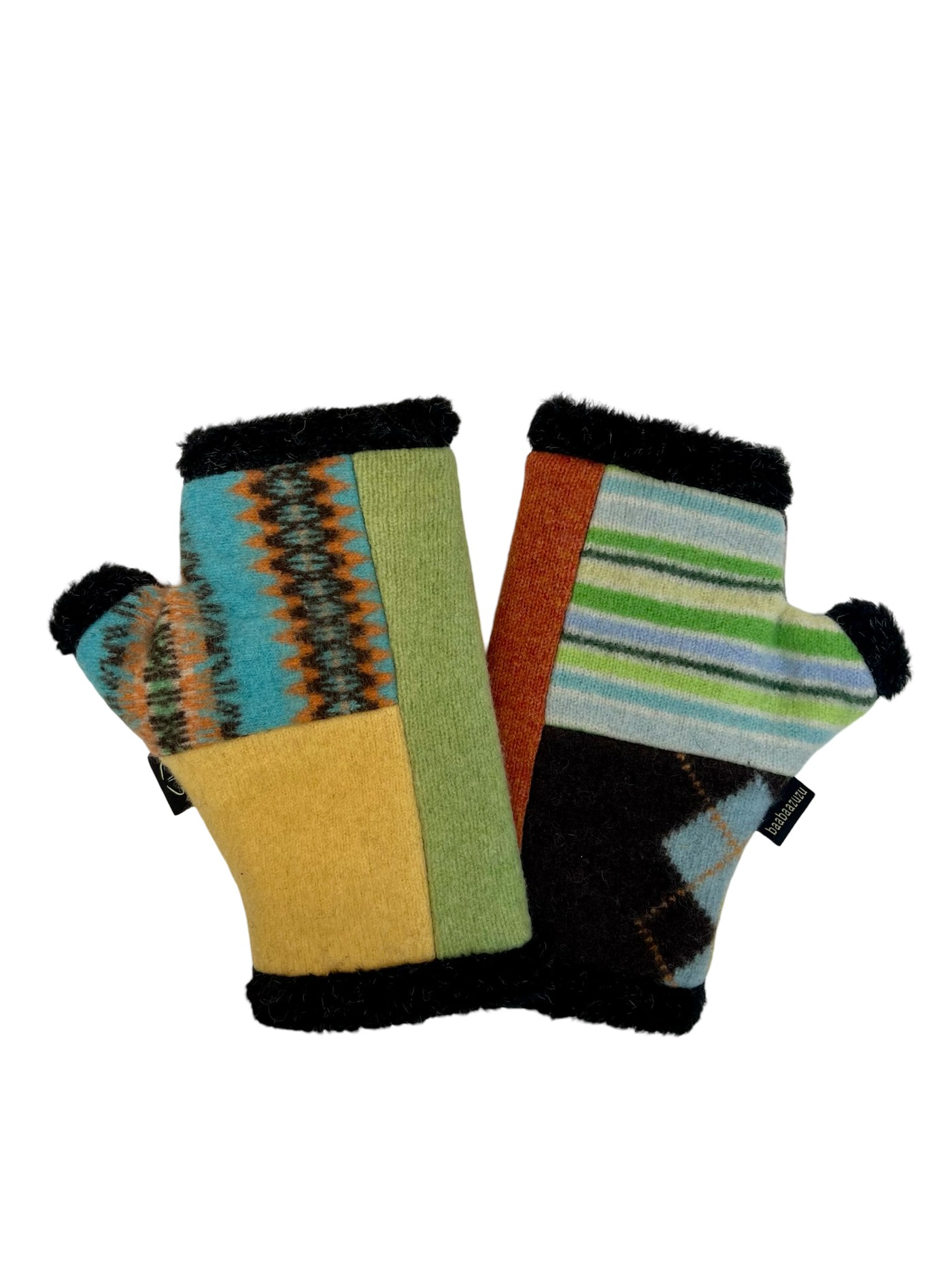 One of a Kind Arctic Fingerless Gloves 380