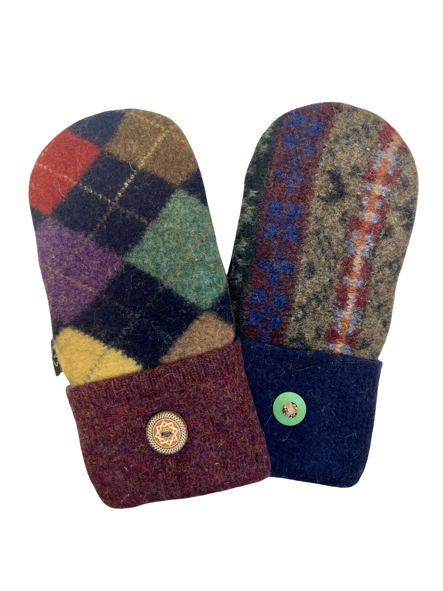 One of a Kind Sweater Mittens 535