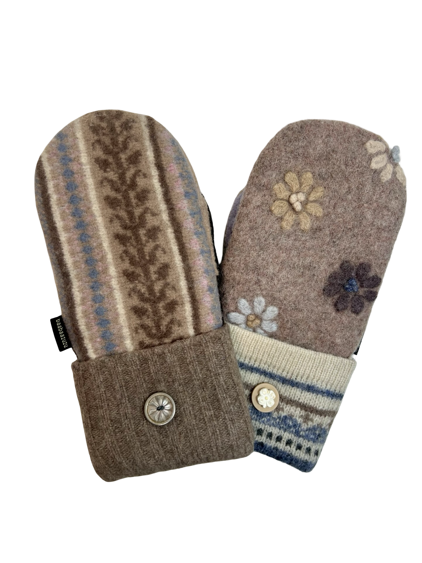 One of a Kind Sweater Mittens 623