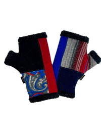 One of a Kind Arctic Fingerless Gloves 343