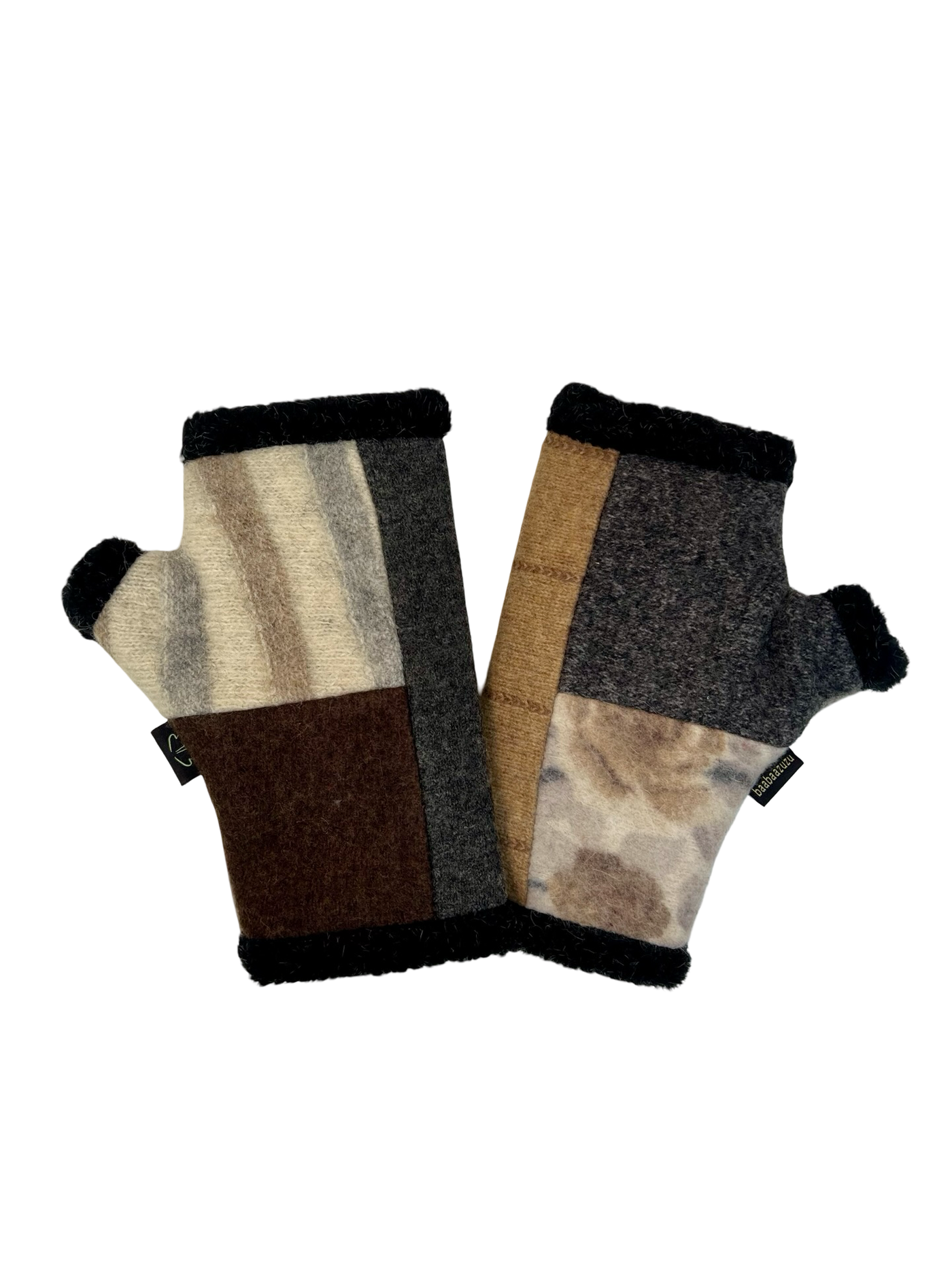 One of a Kind Arctic Fingerless Gloves 366