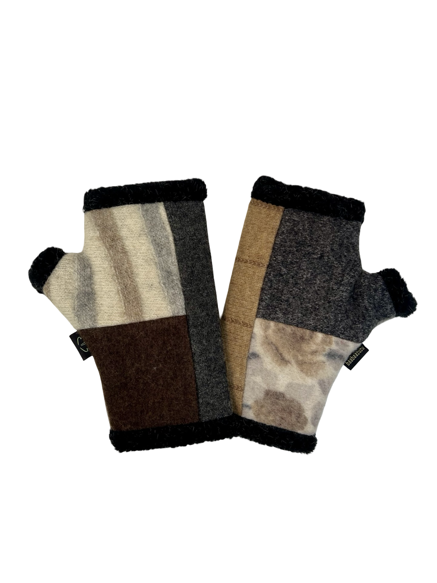 One of a Kind Arctic Fingerless Gloves 366