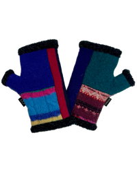 One of a Kind Arctic Fingerless Gloves 345