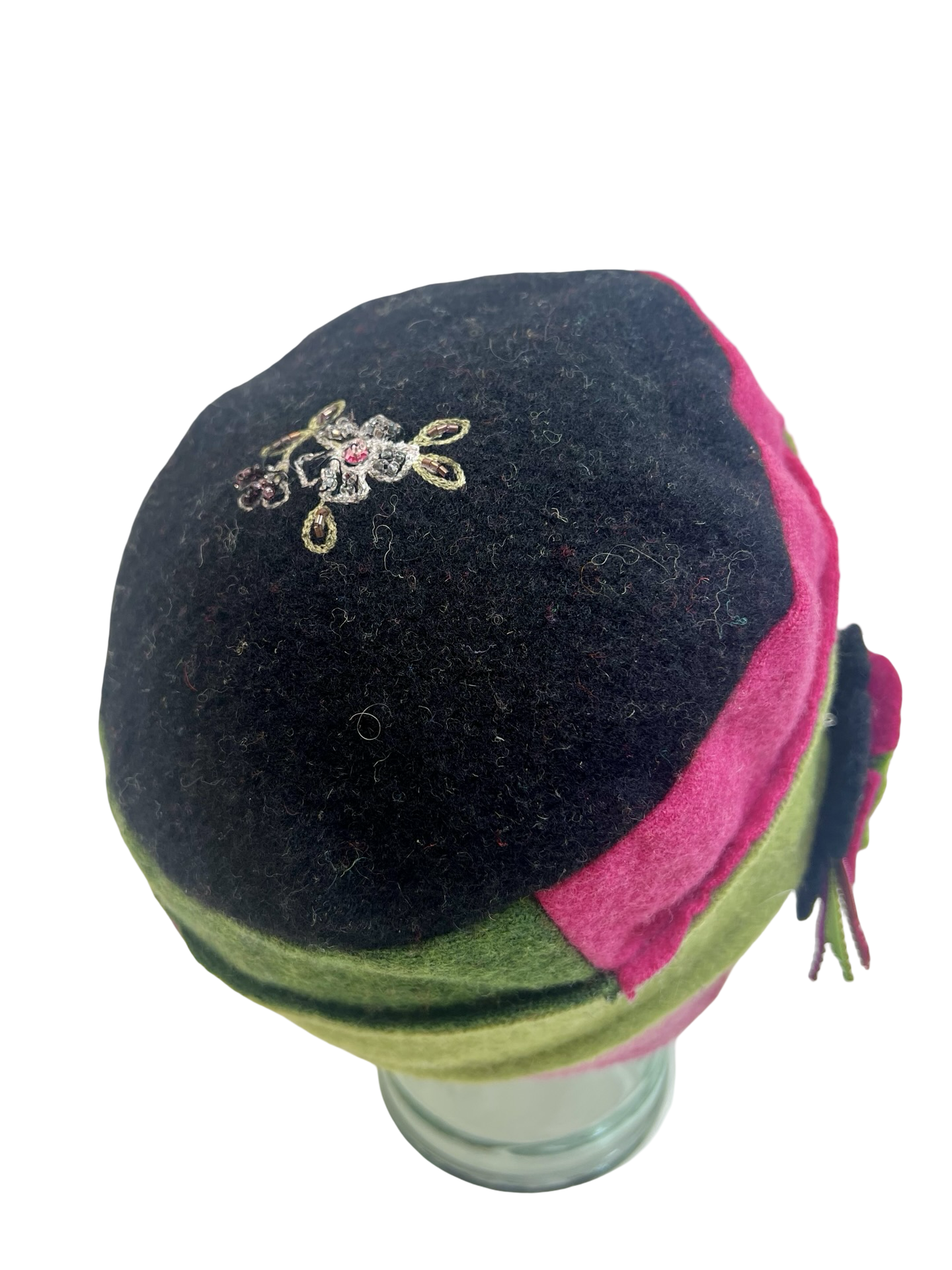 One of a kind Cloche Hat 139