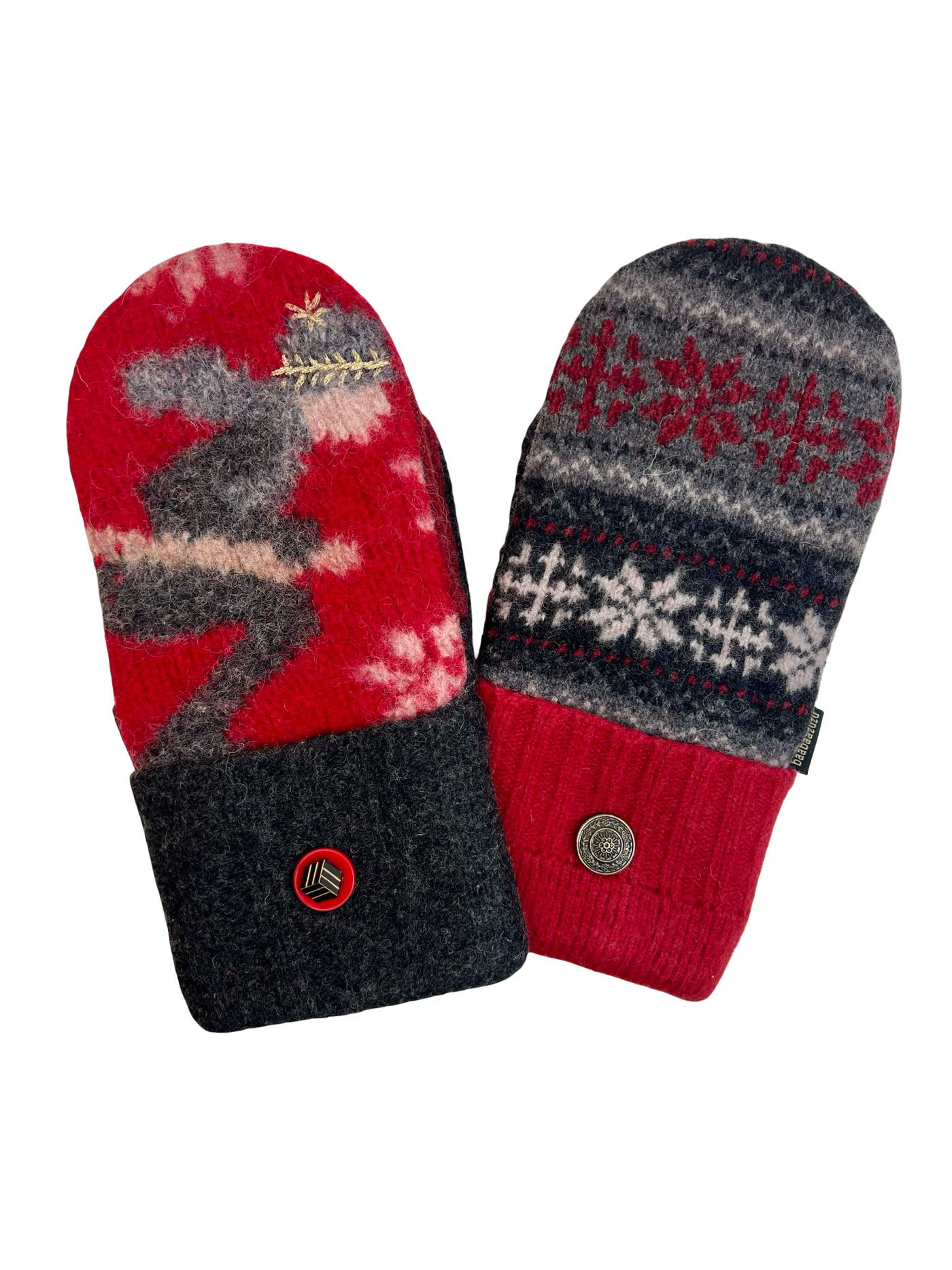 One of a Kind Sweater Mittens 621
