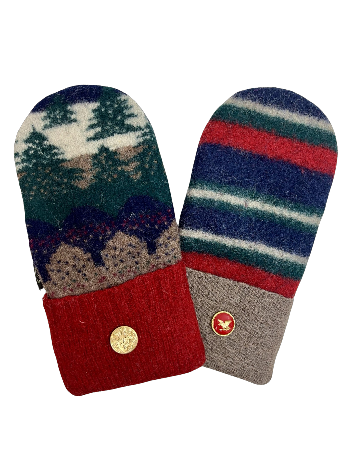 One of a Kind Sweater Mittens 338