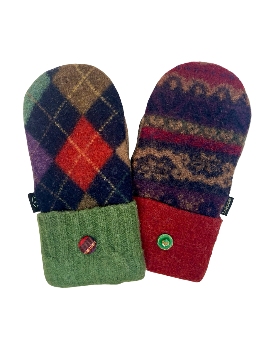 One of a Kind Sweater Mittens 610