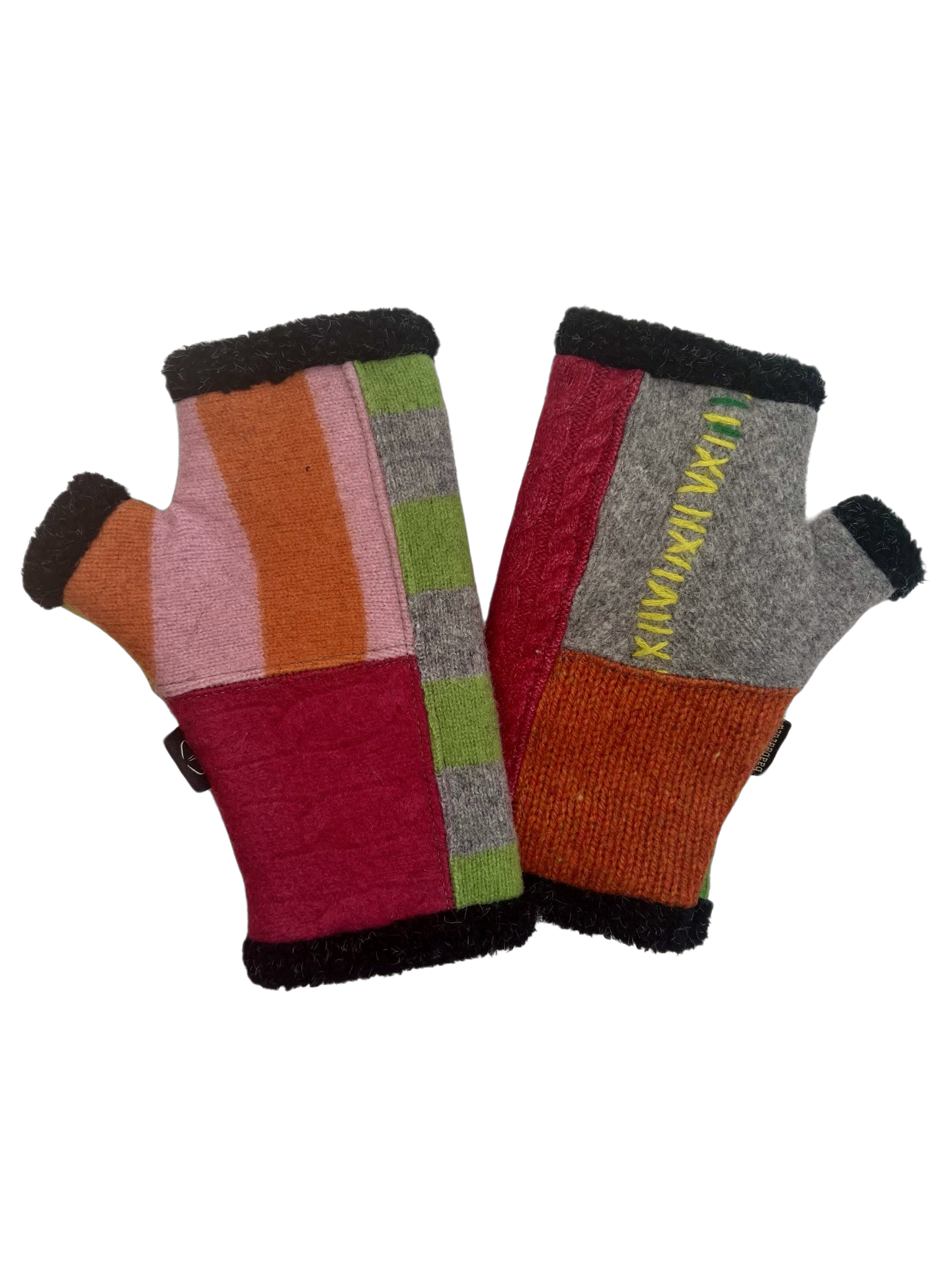 One of a Kind Arctic Fingerless Gloves 293