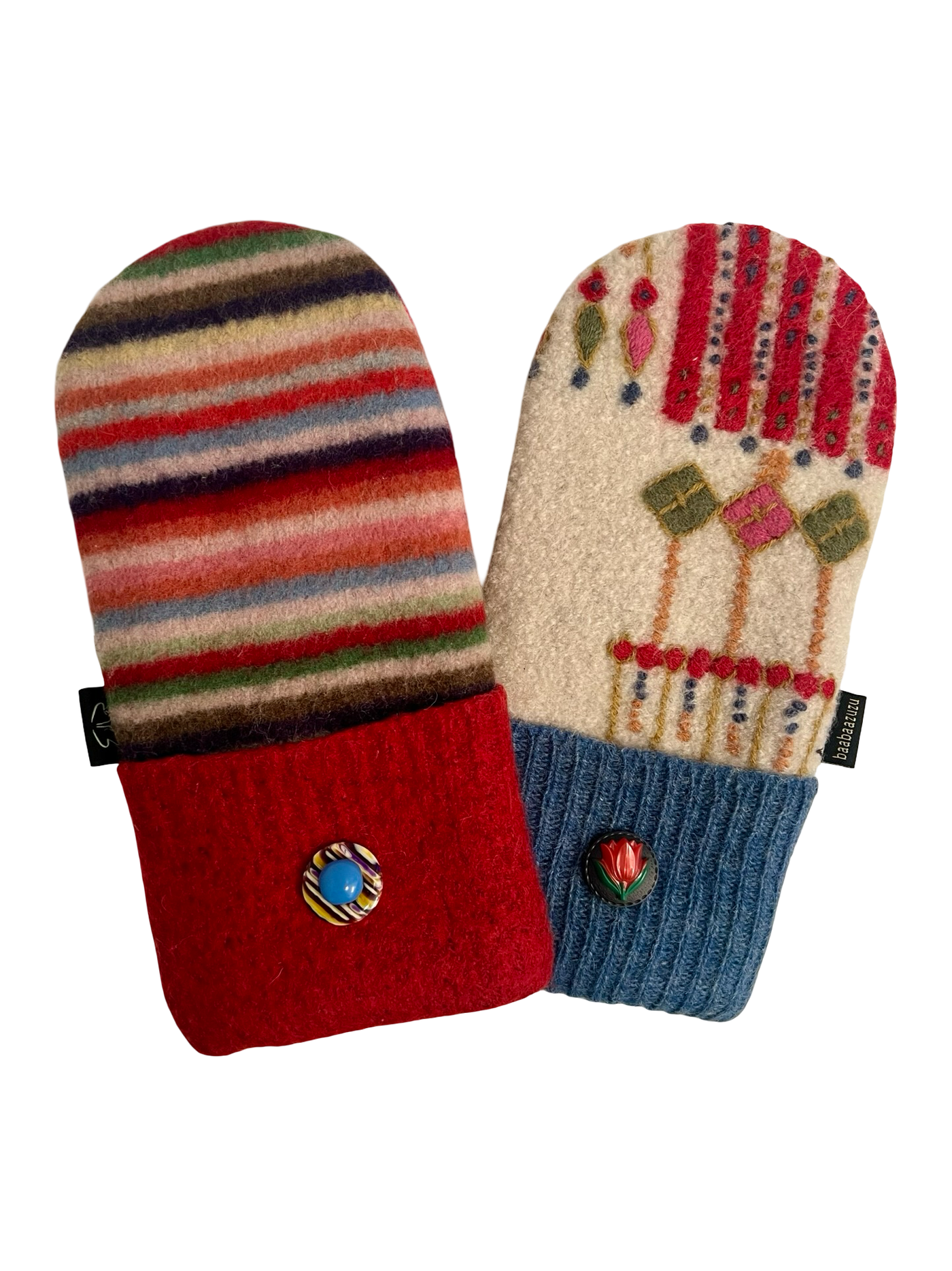 One of a Kind Sweater Mittens 542