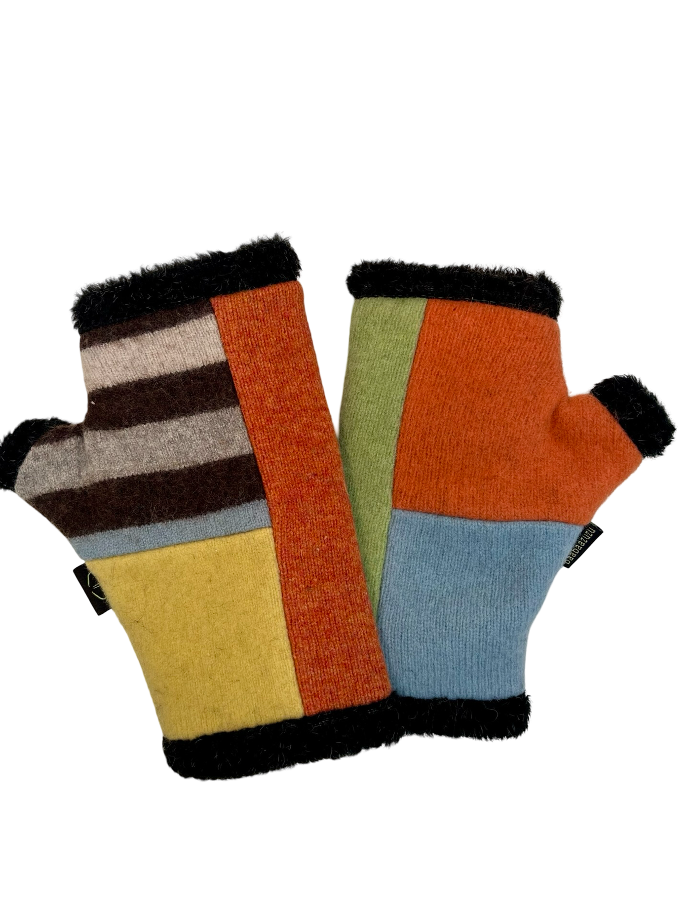 One of a Kind Arctic Fingerless Gloves 380