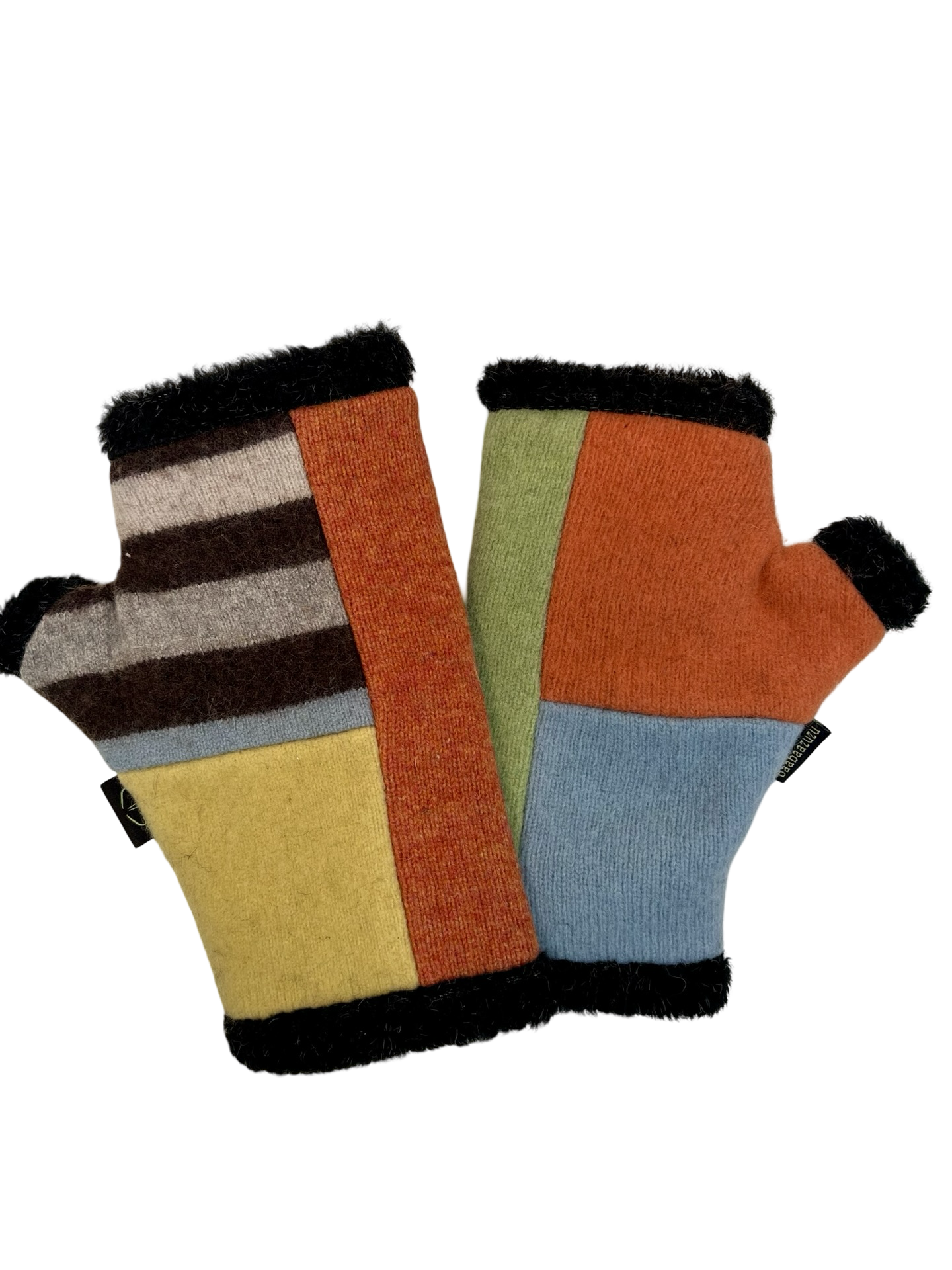 One of a Kind Arctic Fingerless Gloves 380