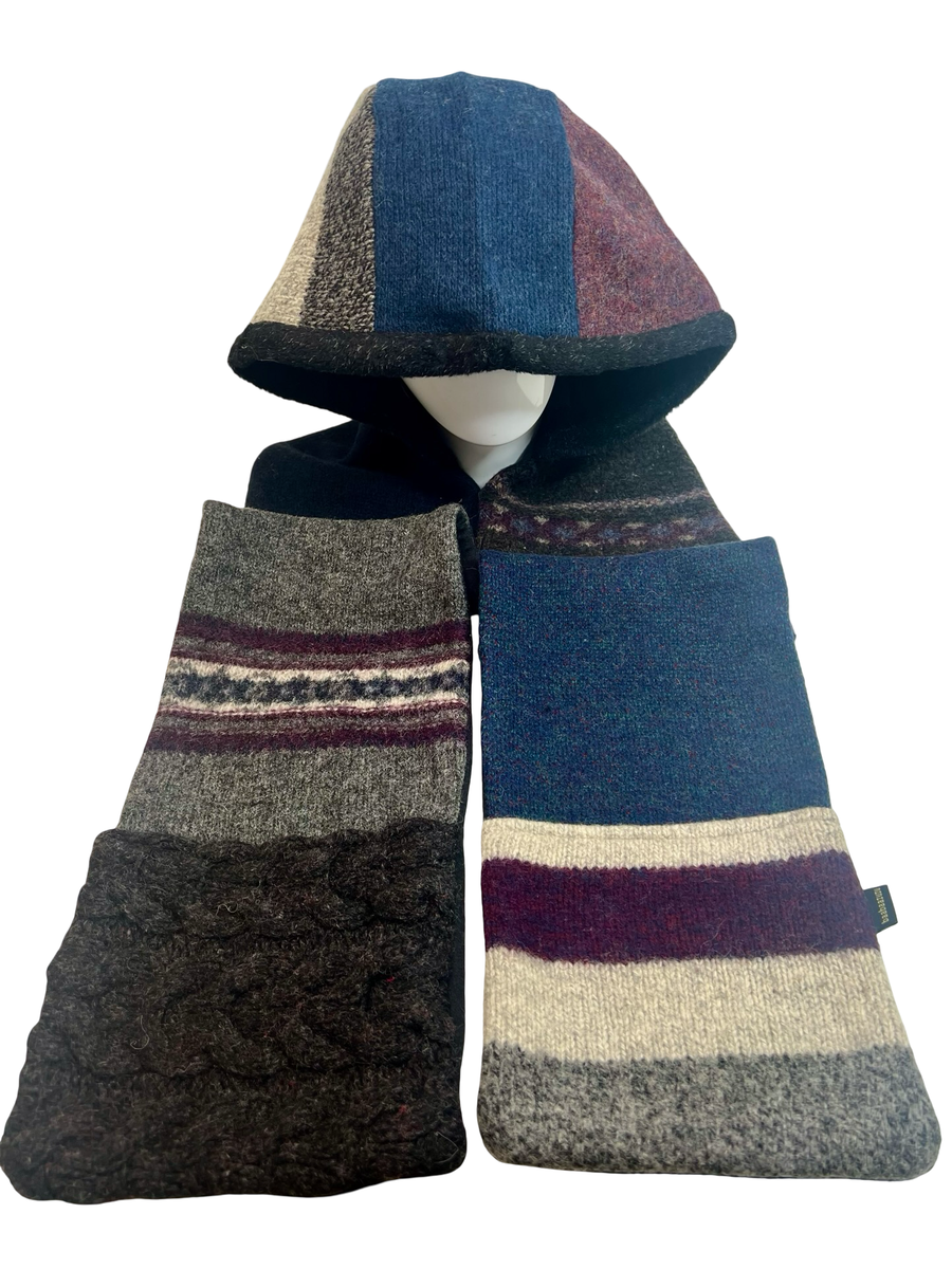 One of a Kind Hoodie Scarf 186