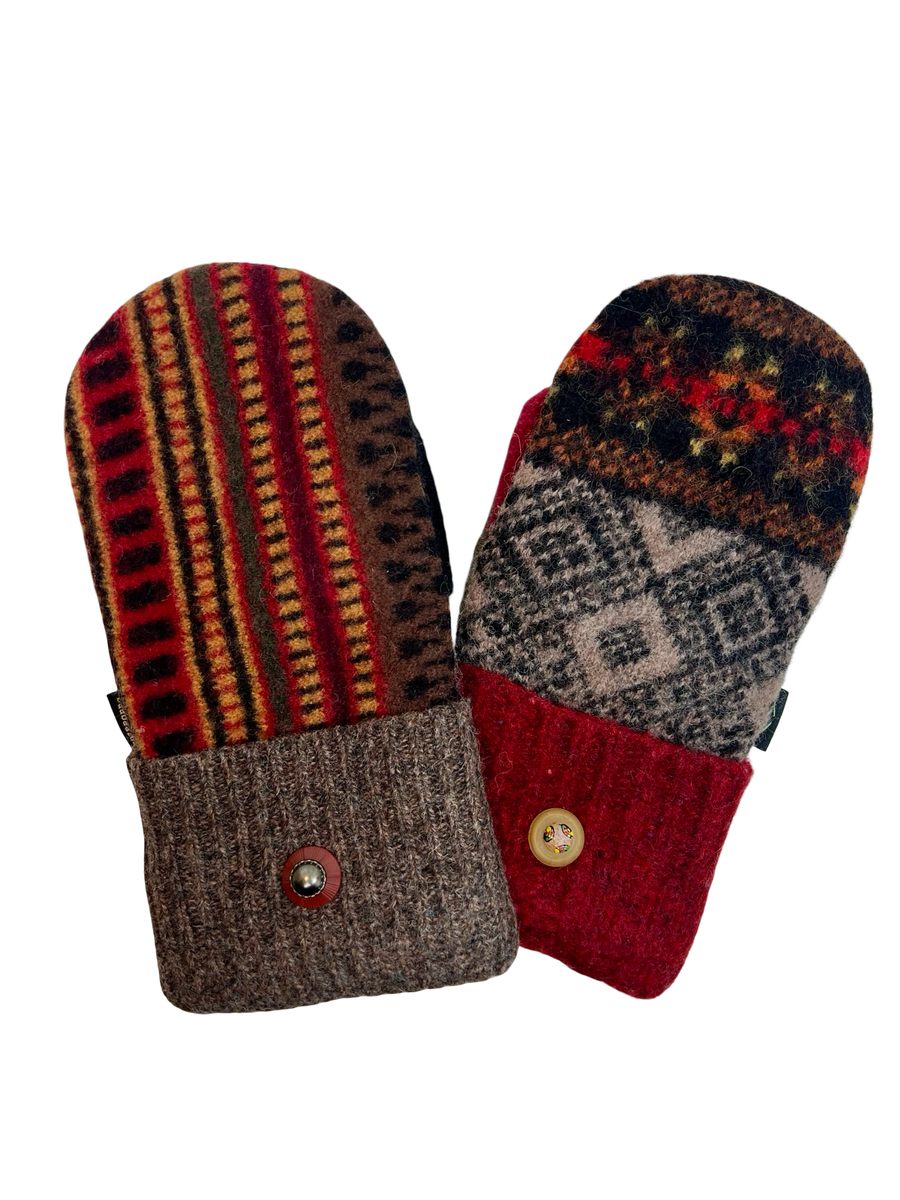 One of a Kind Sweater Mittens 632