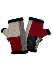 One of a Kind Arctic Fingerless Gloves 360