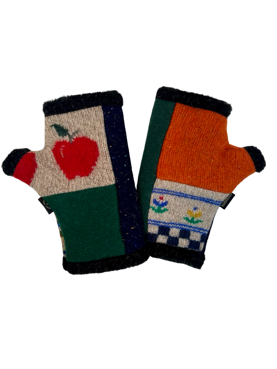 One of a Kind Arctic Fingerless Gloves 388