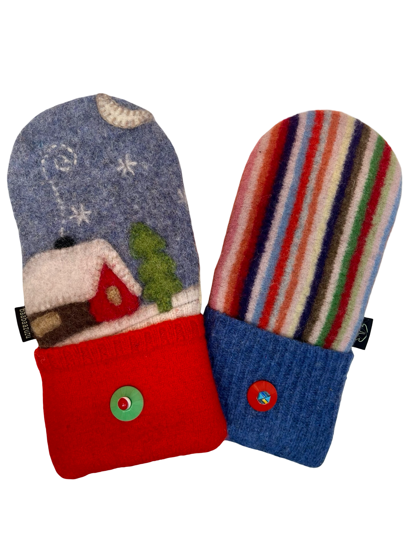 One of a Kind Sweater Mittens 582