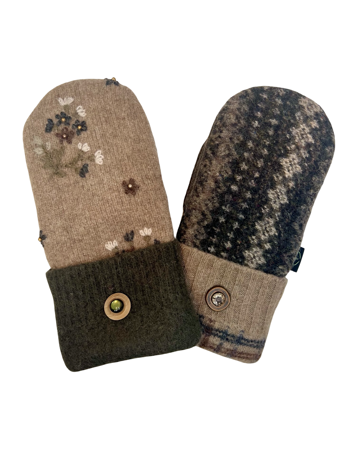 One of a Kind Sweater Mittens 546