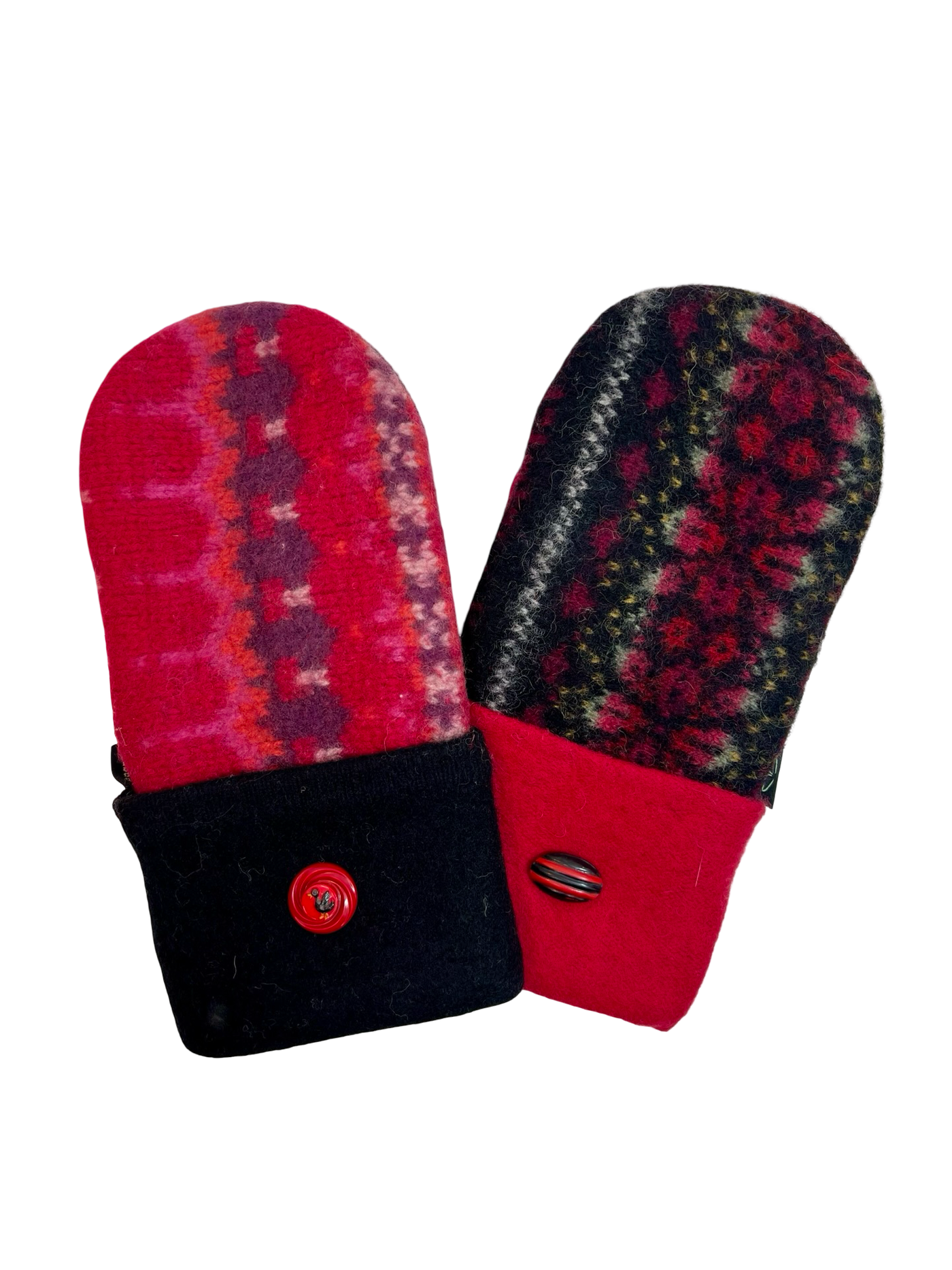 One of a Kind Sweater Mittens 616