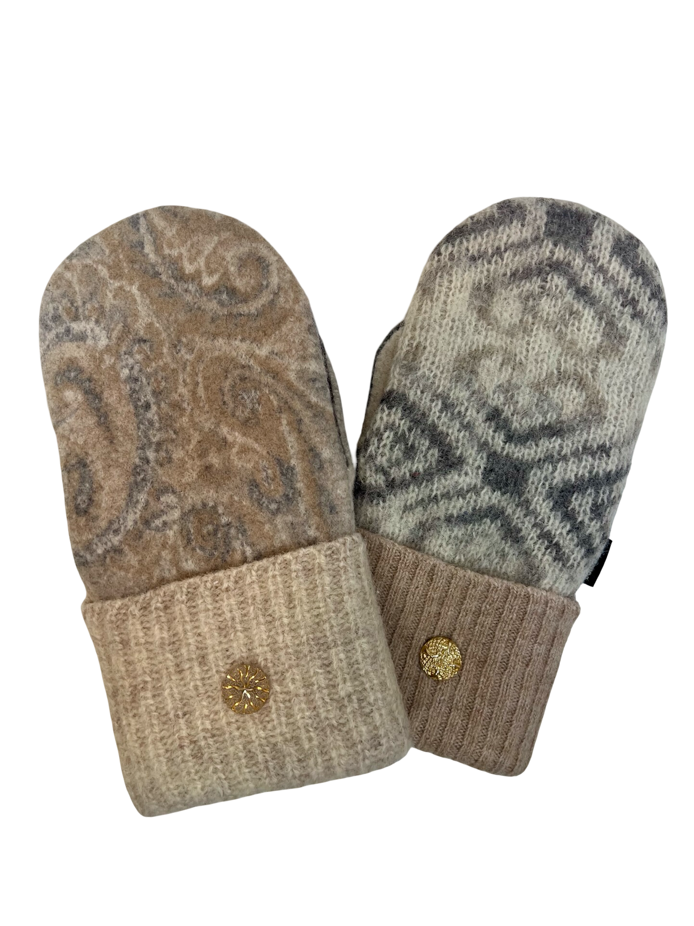 One of a Kind Sweater Mittens 544