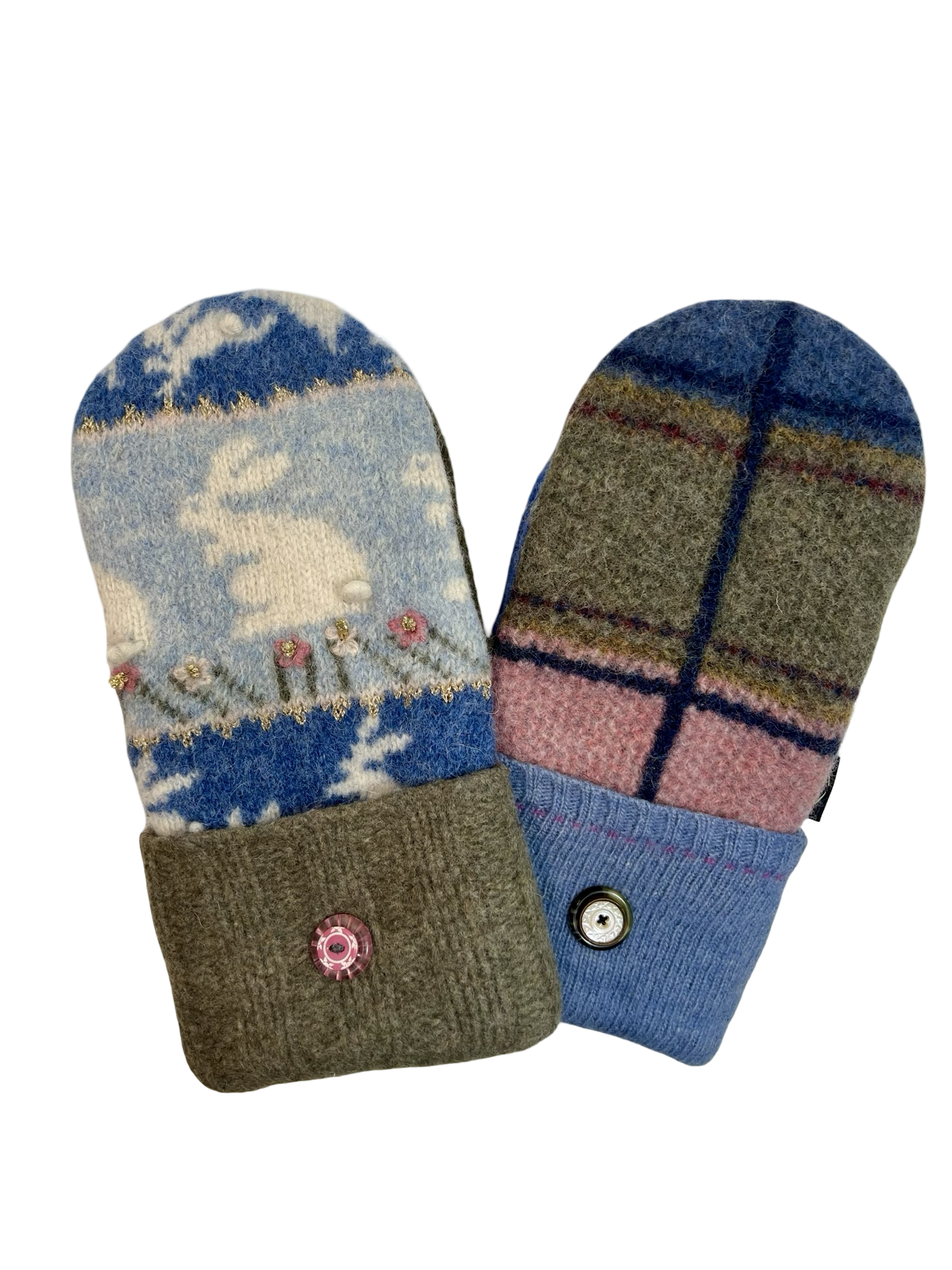 One of a Kind Sweater Mittens 614