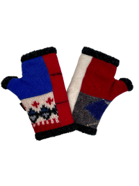 One of a Kind Arctic Fingerless Gloves 320