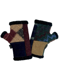 One of a Kind Arctic Fingerless Gloves 333