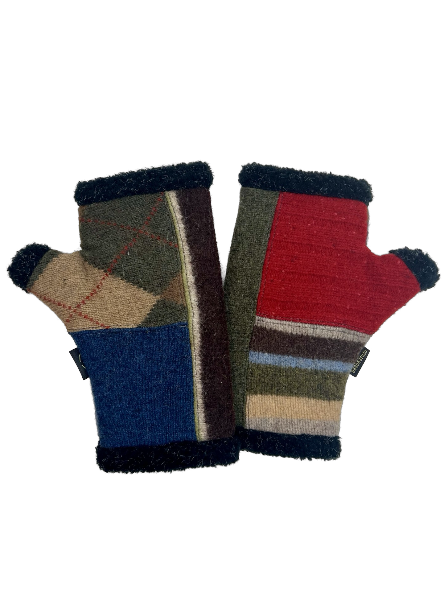 One of a Kind Arctic Fingerless Gloves 350