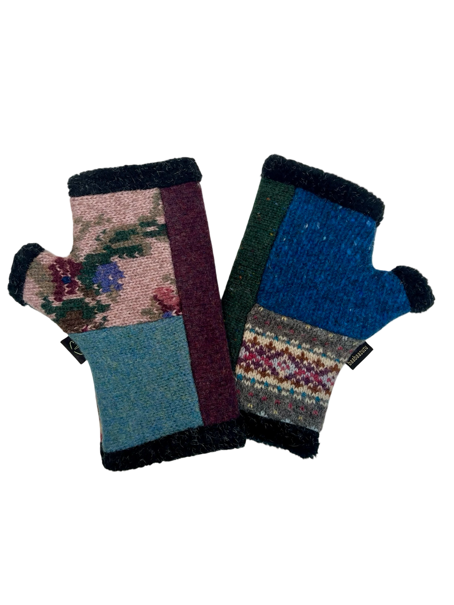 One of a Kind Arctic Fingerless Gloves 397