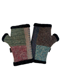 One of a Kind Arctic Fingerless Gloves 386