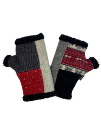 One of a Kind Arctic Fingerless Gloves 360