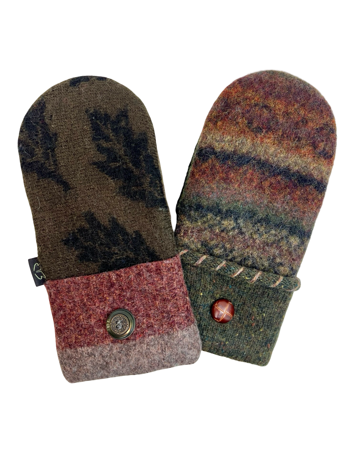 One of a Kind Sweater Mittens 611