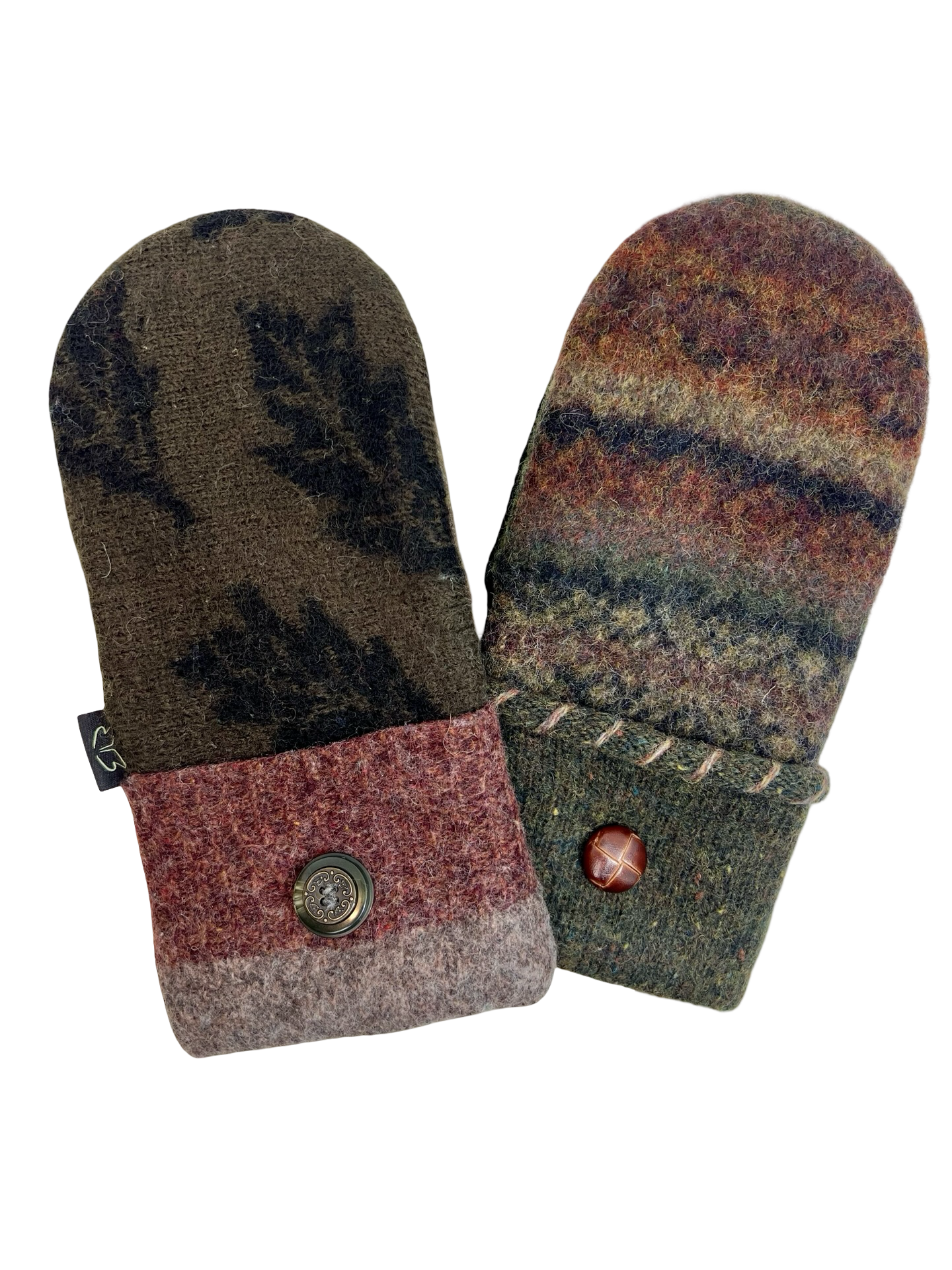 One of a Kind Sweater Mittens 611