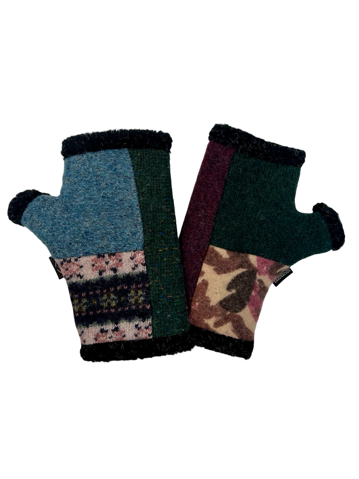 One of a Kind Arctic Fingerless Gloves 397