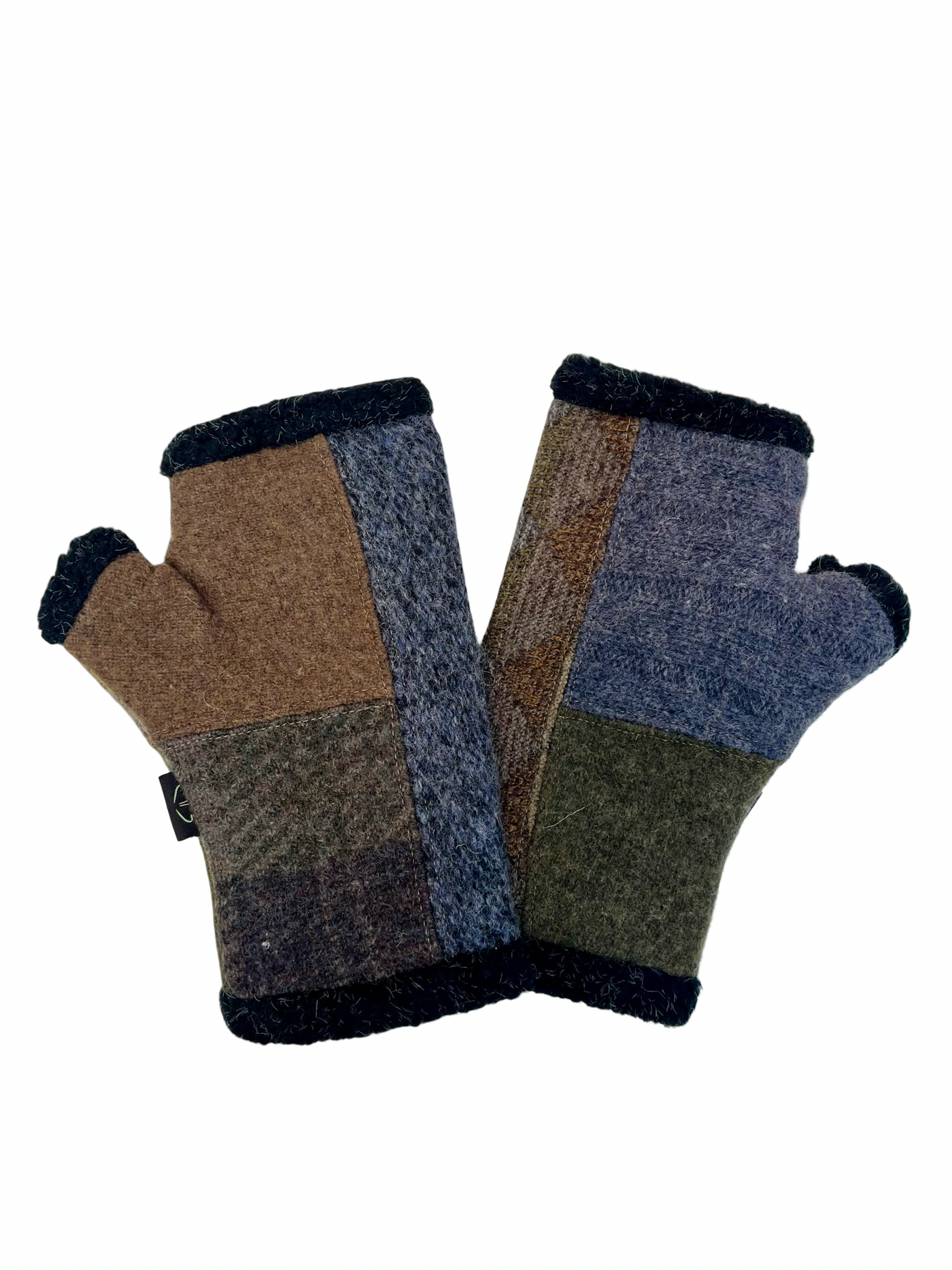 One of a Kind Arctic Fingerless Gloves 379