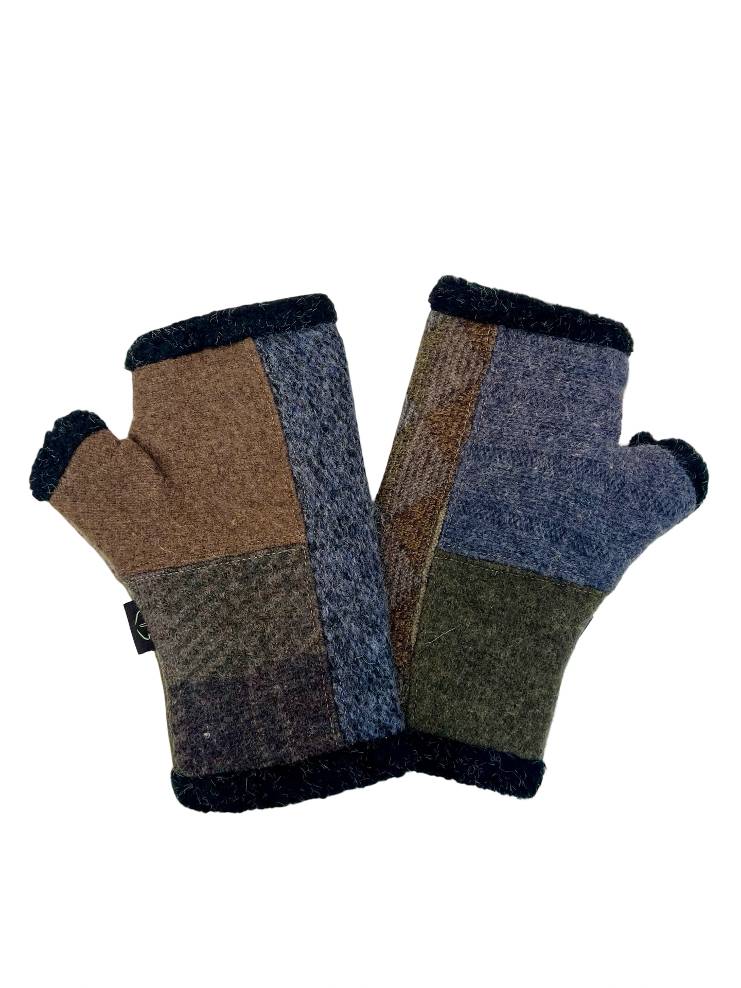 One of a Kind Arctic Fingerless Gloves 379