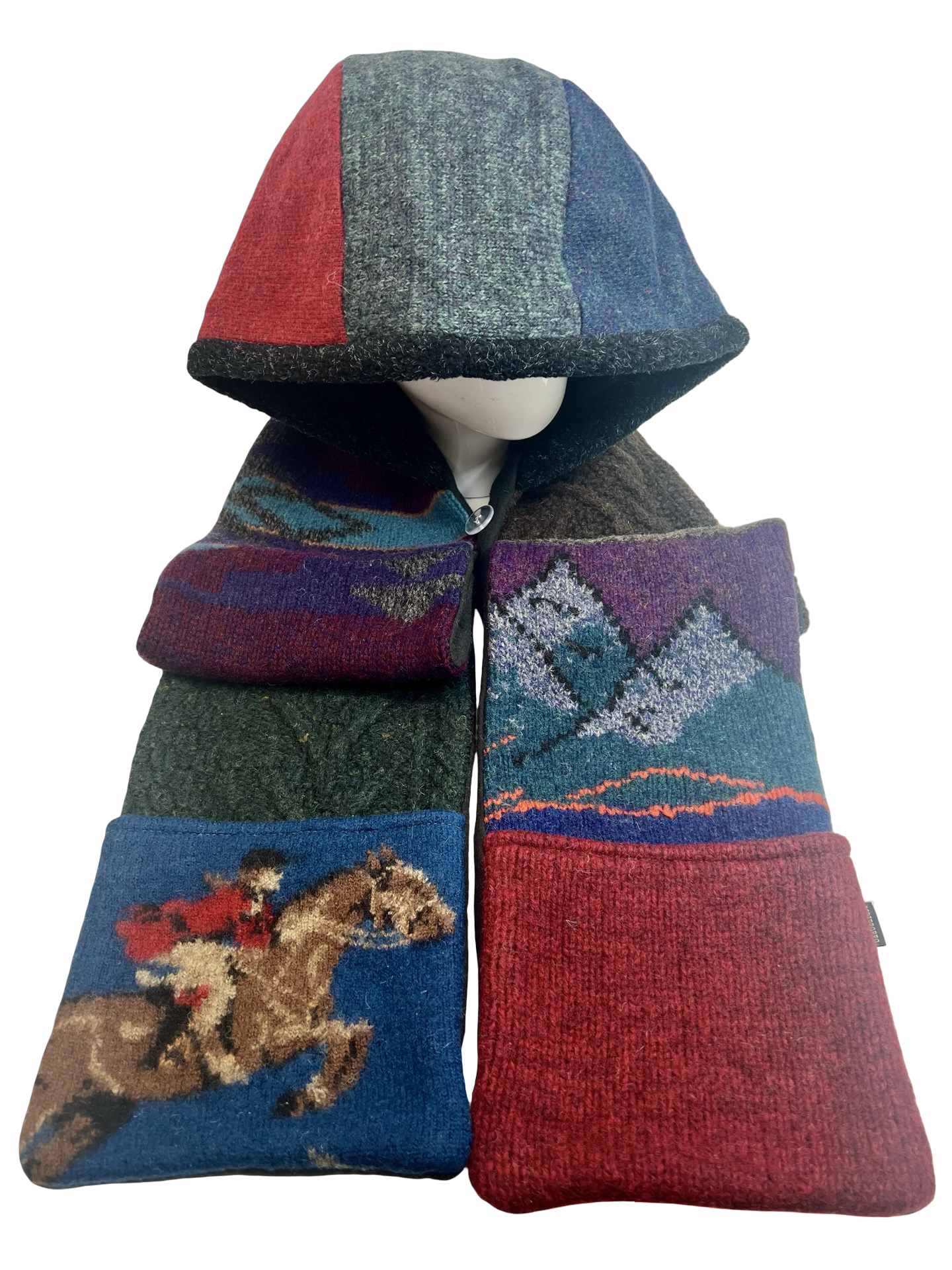 One of a Kind Hoodie Scarf 188