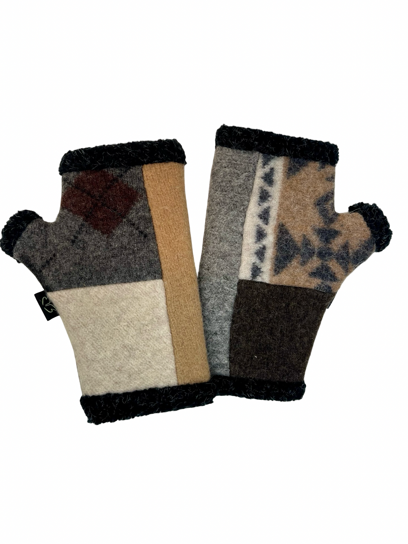 One of a Kind Arctic Fingerless Gloves 373