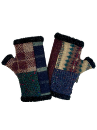 One of a Kind Arctic Fingerless Gloves 333