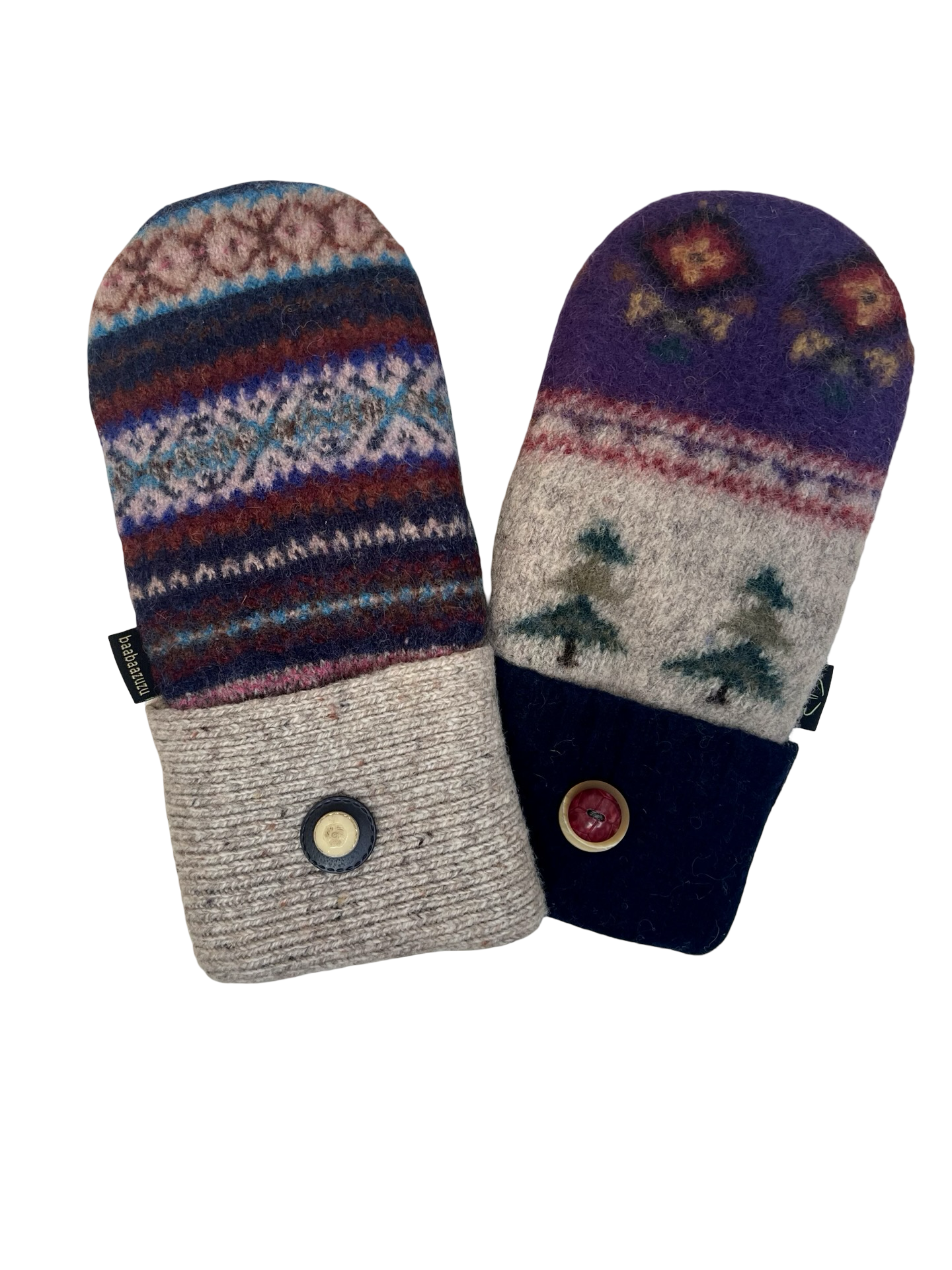 One of a Kind Sweater Mittens 609