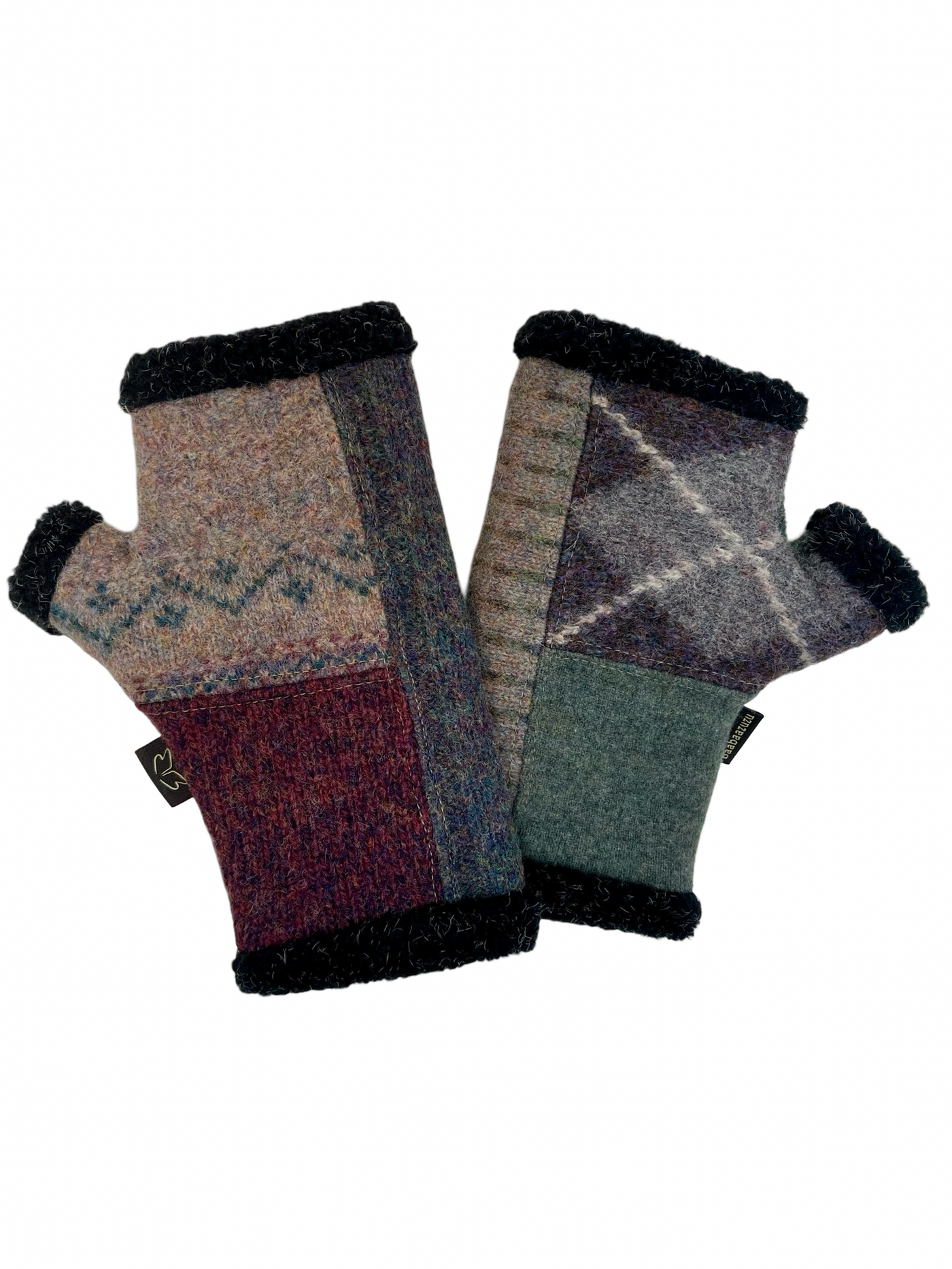 One of a Kind Arctic Fingerless Gloves 386