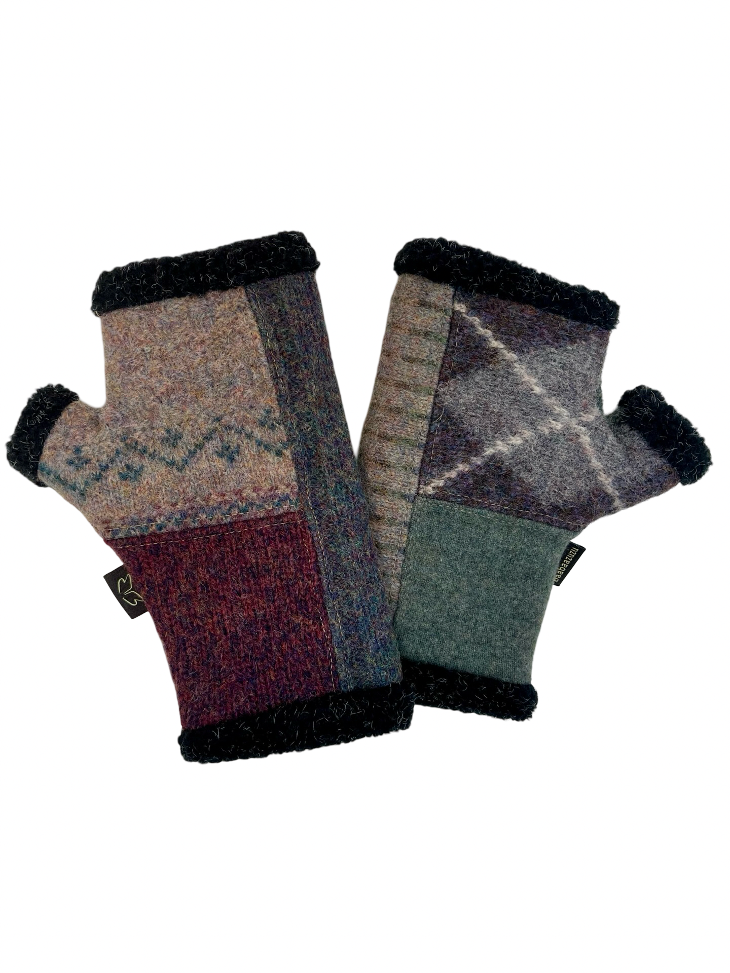 One of a Kind Arctic Fingerless Gloves 386