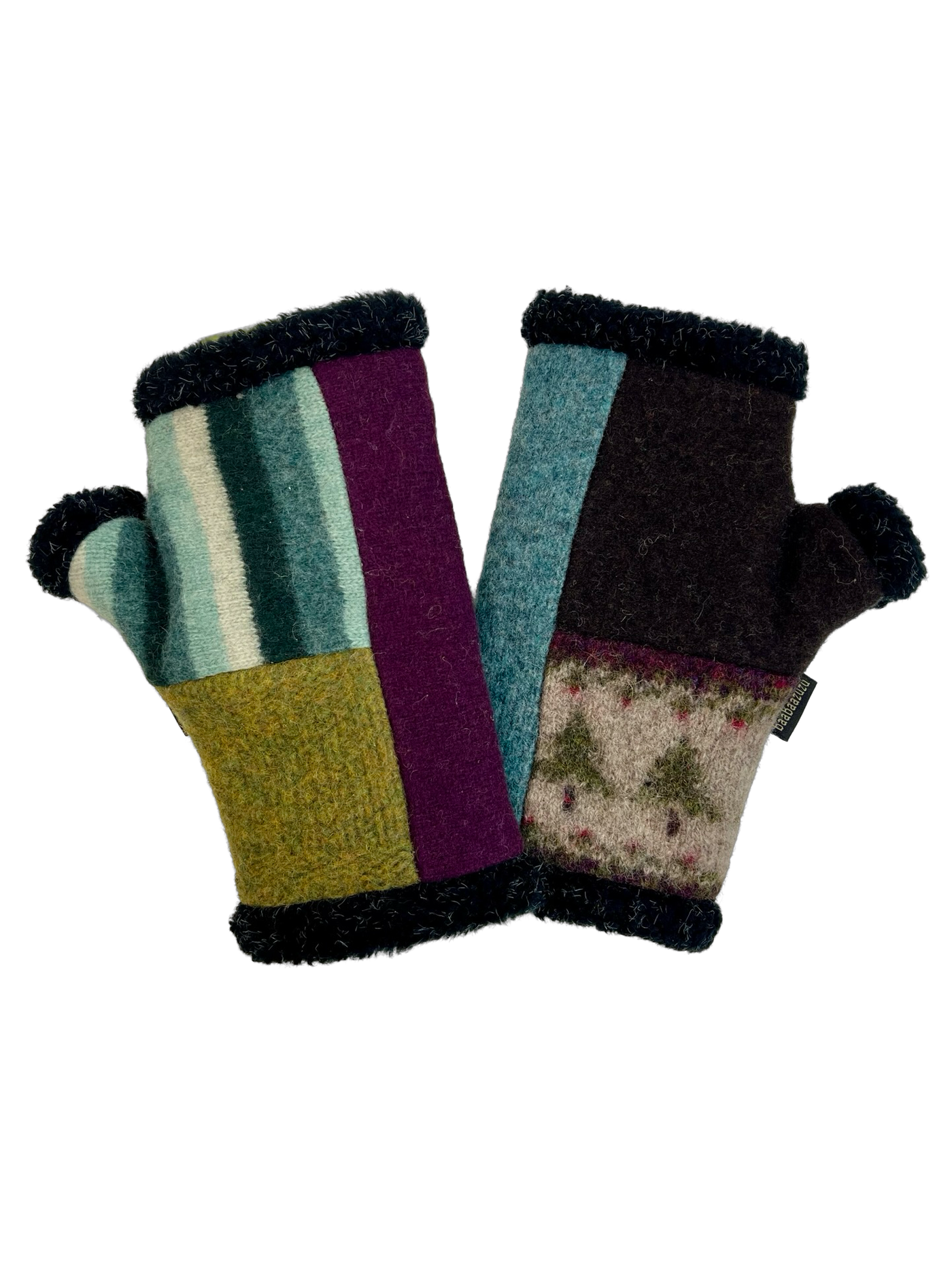 One of a Kind Arctic Fingerless Gloves 361