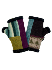 One of a Kind Arctic Fingerless Gloves 361
