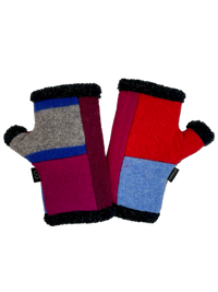 One of a Kind Arctic Fingerless Gloves 332