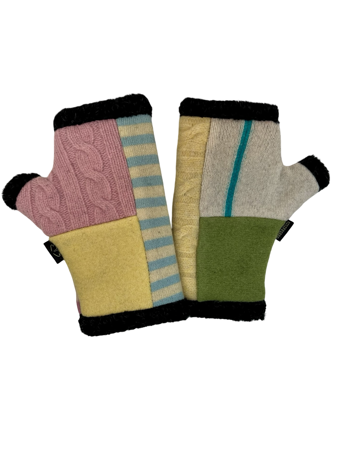 One of a Kind Arctic Fingerless Gloves 372