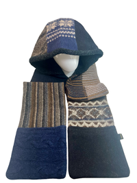 One of a Kind Hoodie Scarf 189