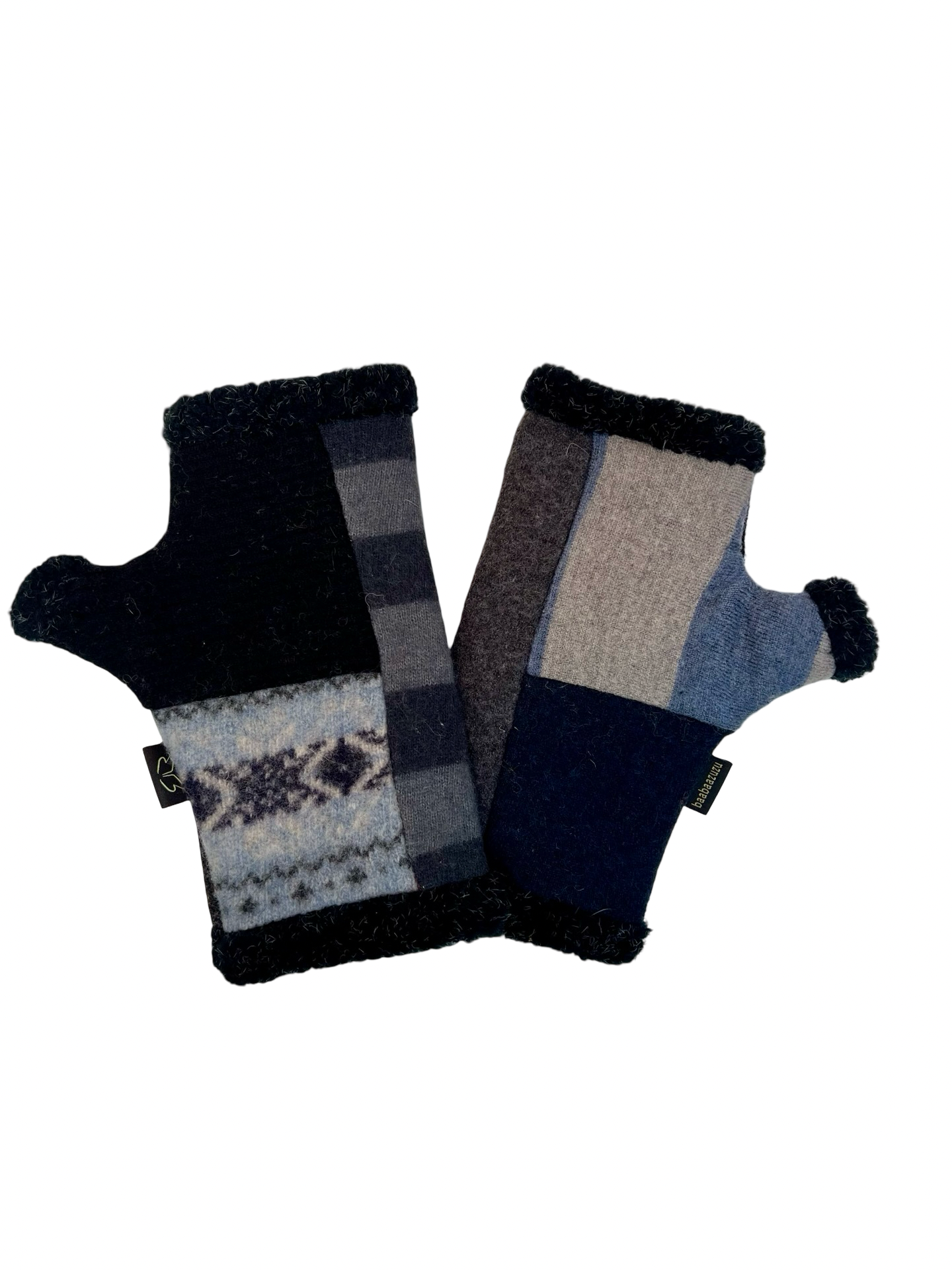 One of a Kind Arctic Fingerless Gloves 378