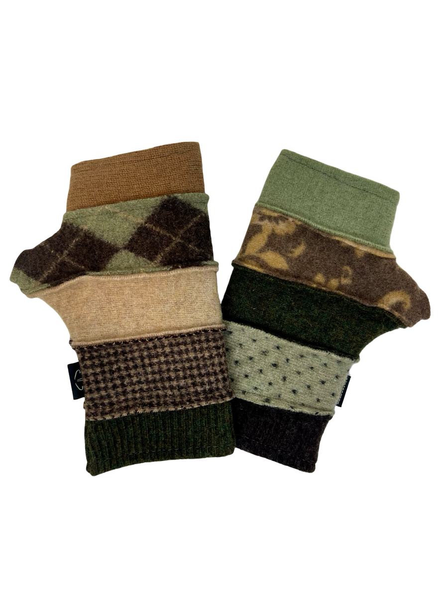 One of a Kind Fingerless Gloves 444