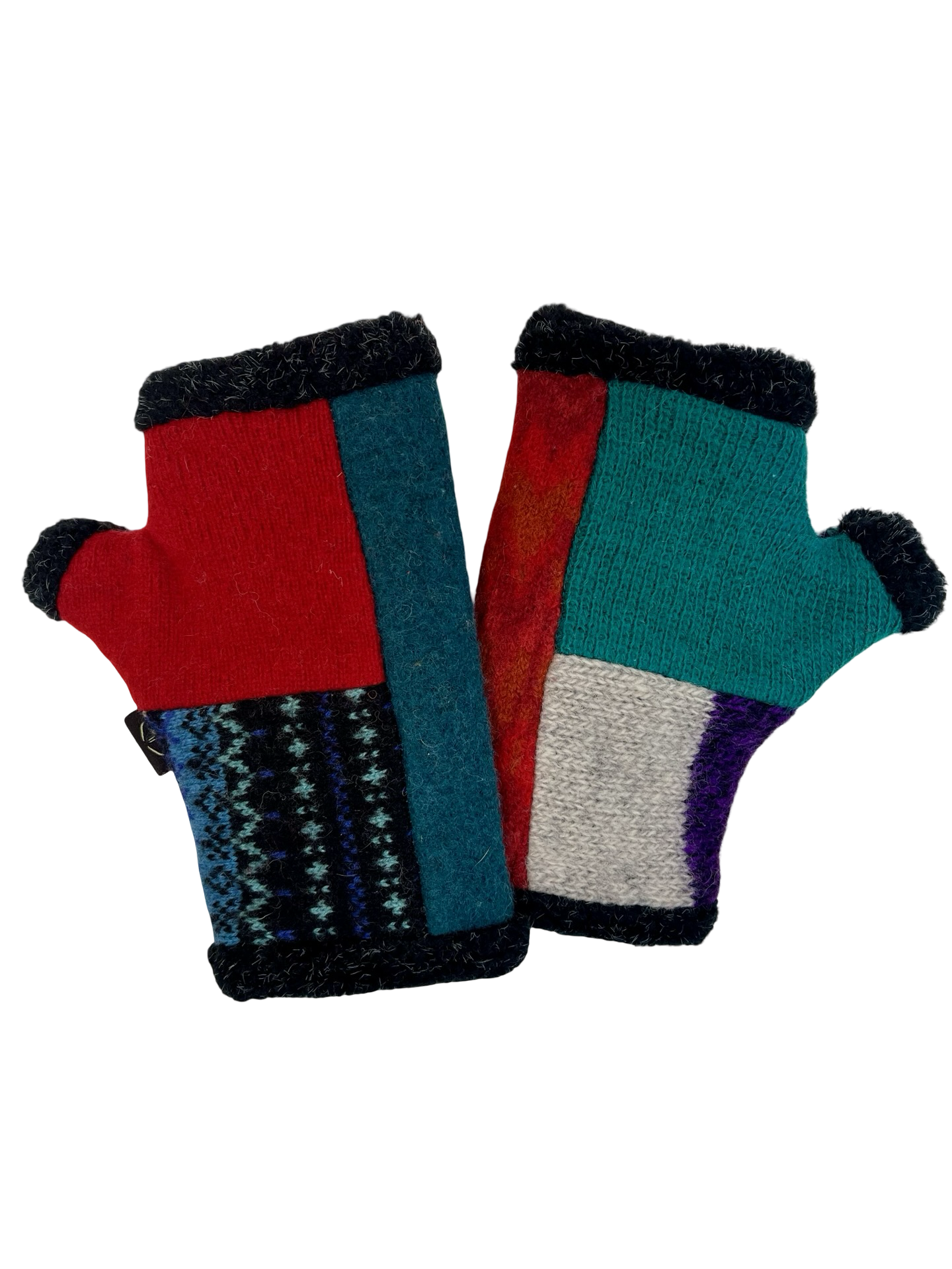 One of a Kind Arctic Fingerless Gloves 385