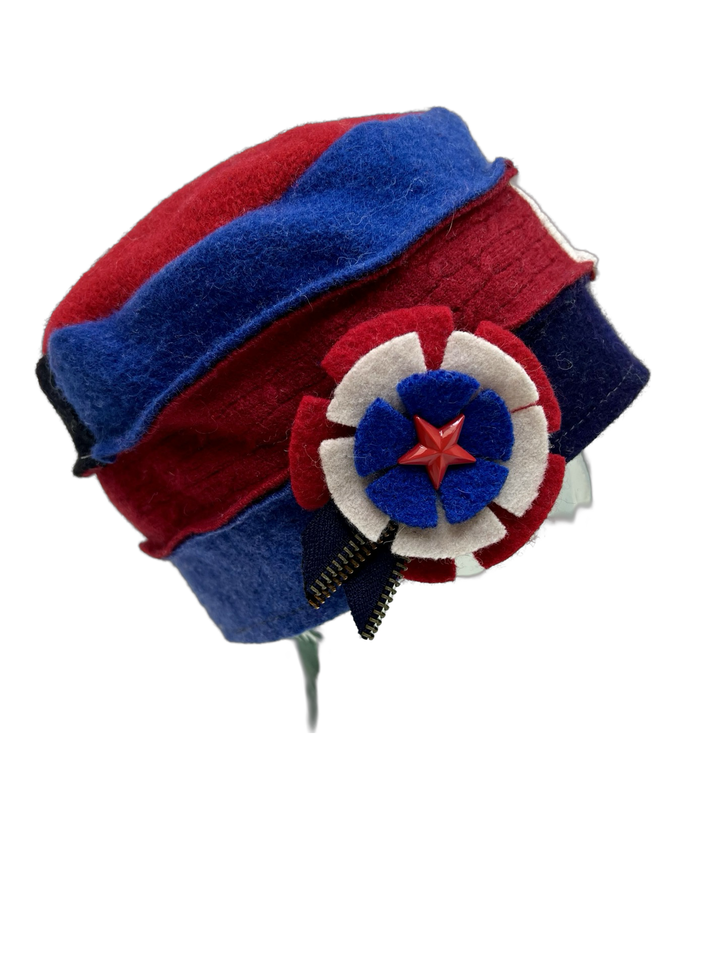 One of a kind Cloche Hat 121